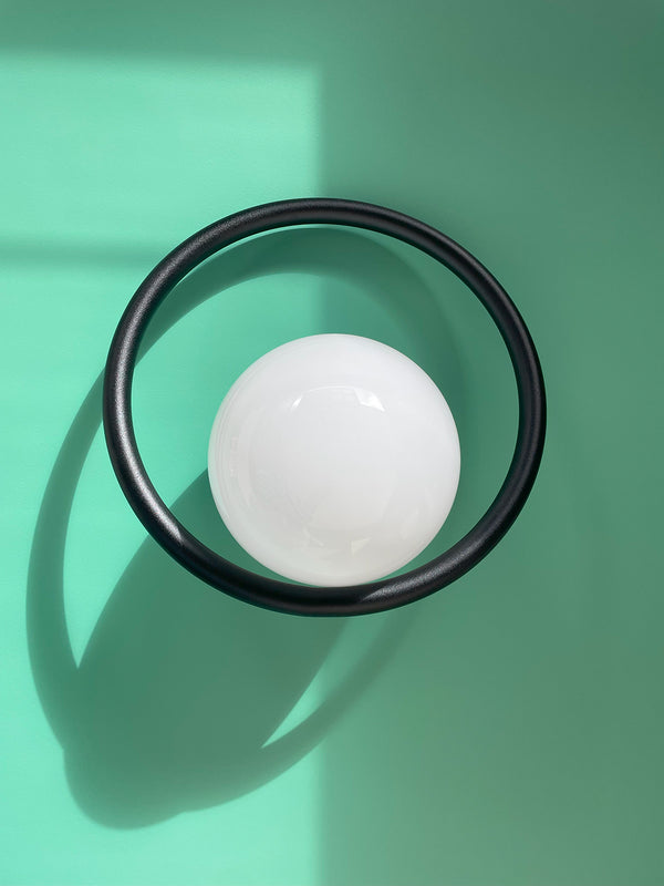 HULA HOOP  Wall lamp Scandi Blue